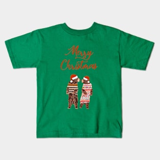 Merry Xmas Bears Kids T-Shirt